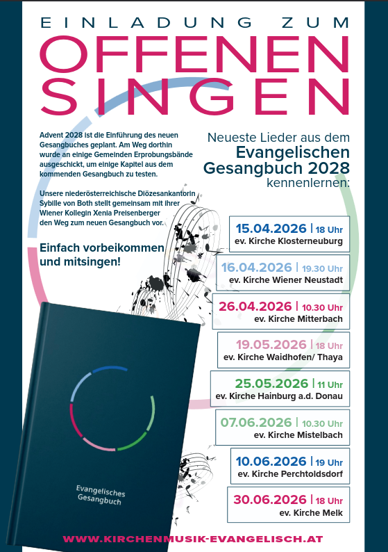 Einladung zum Offenen Singen