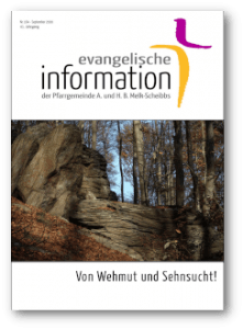 Evangelische Information Nr. 164 September 2020 - Von Wehmut und Sehnsucht