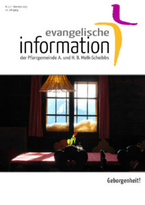 Evangelische Information Dezember 2023: Geborgenheit!