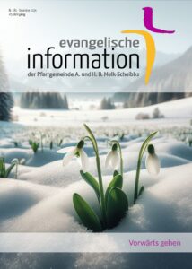 Evangelische Information Dezember 2024: Vorwärts gehen